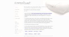 Desktop Screenshot of exmosis.net