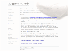 Tablet Screenshot of exmosis.net